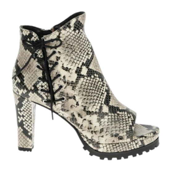 Allsaints 10cm Reptile Effect Leather MICHELA Ankle Bootie.. Size EU 39...US 8 - Picture 1 of 12